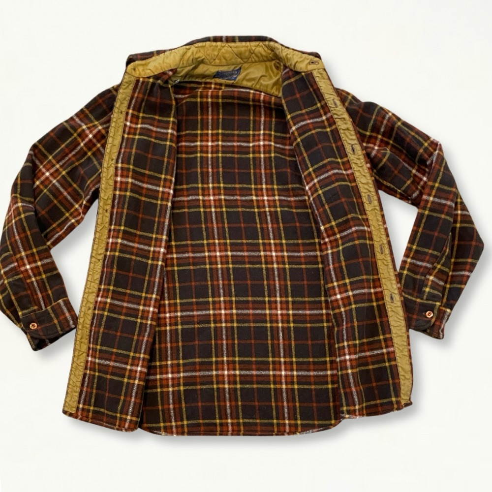 Pendleton Vintage 1960s Pendleton Plaid Loop Coll… - image 6